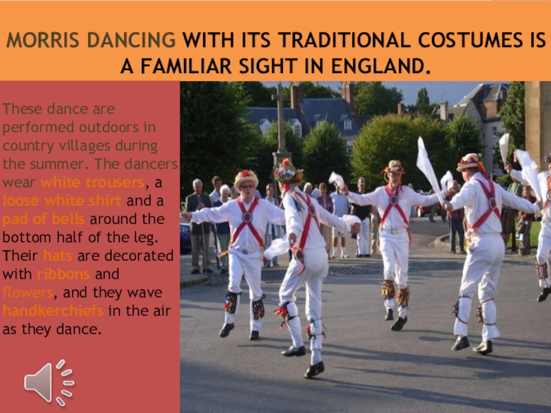 Название английского танца. Танец Моррис в Англии. Национальный костюм Великобритании. Англия нац костюм. Национальные костюмы Англии презентация.