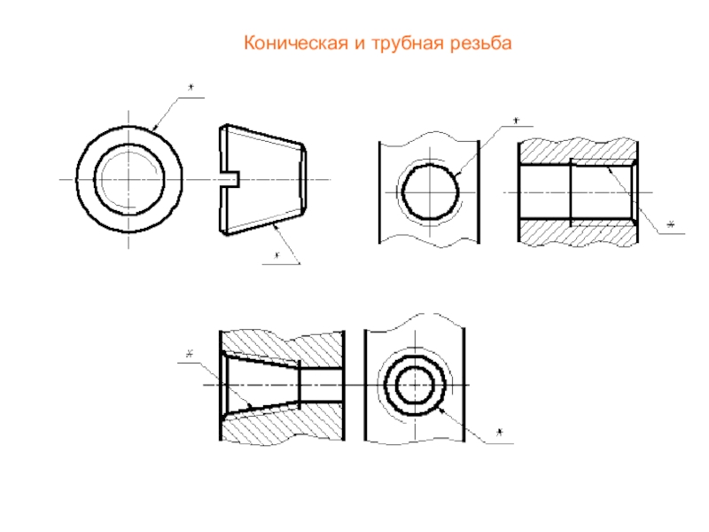 Инженерная графика резьбы презентация