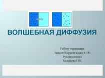 Презентация по теме Диффузия