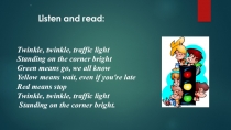 Презентация по английскому языку на тему Безопасность на дороге (6 класс)