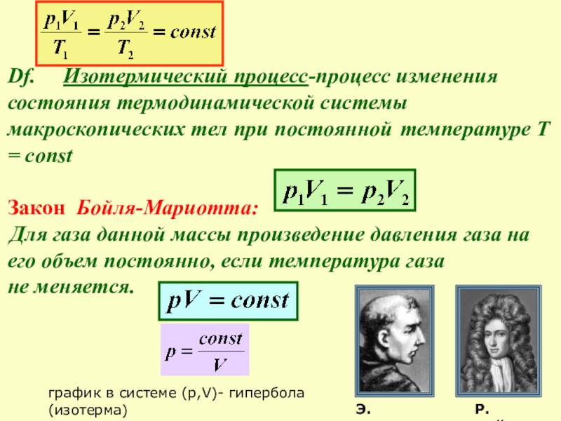 Изотермический процесс уравнение состояния. Уравнение состояния идеального газа формула. Уравнение состояния термодинамической системы. Газовые законы изотермический процесс.