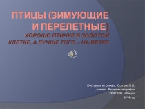 Презентация по природоведению на тему Кто такие птицы
