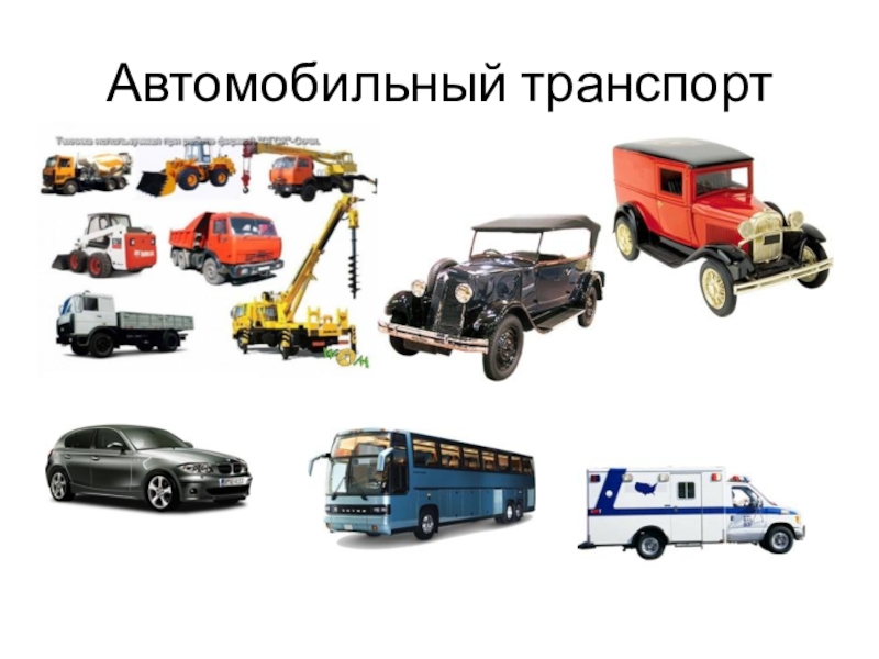Автомобили транспортной группы