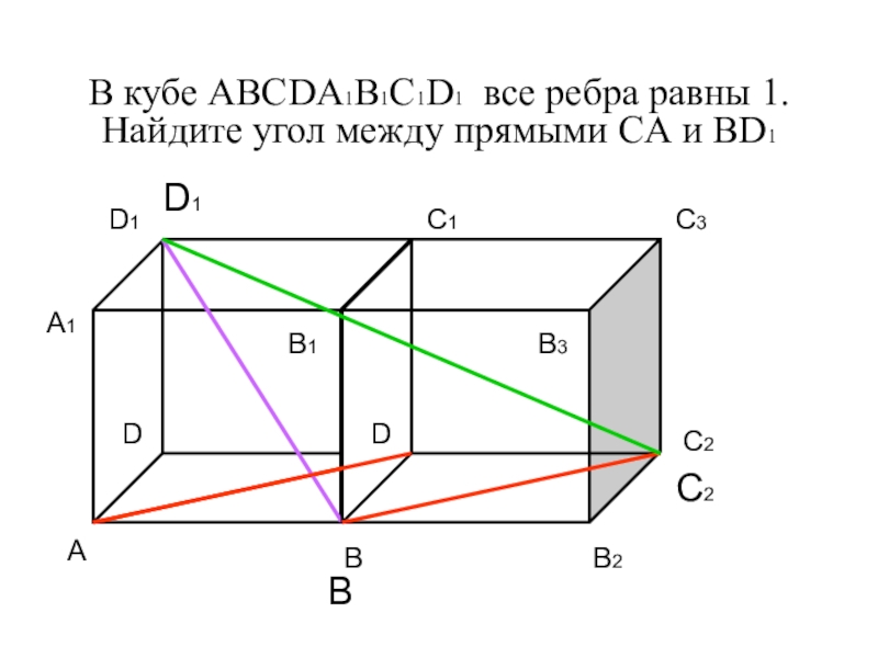 В кубе abcda1b1c1d1. Угол между прямой bd1 и плоскостью aa1b1 в Кубе. В Кубе abcda1b1c1d1 Найдите угол между прямыми. Угол между прямыми в Кубе.