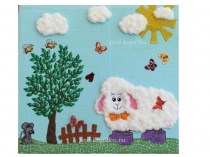 Презентация Поделки из ватных дисков