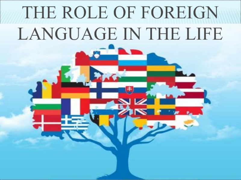 Презентация Роль иностранных языков в нашей жизни. Фвтор ученица 11 класса Порубова Валерия