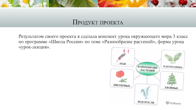 Продуктовый результат проекта это