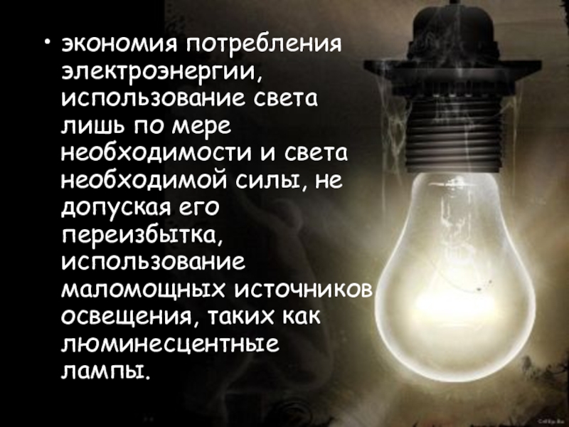 Световое загрязнение окружающей среды презентация