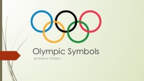 Урок по теме Olympic Symbols