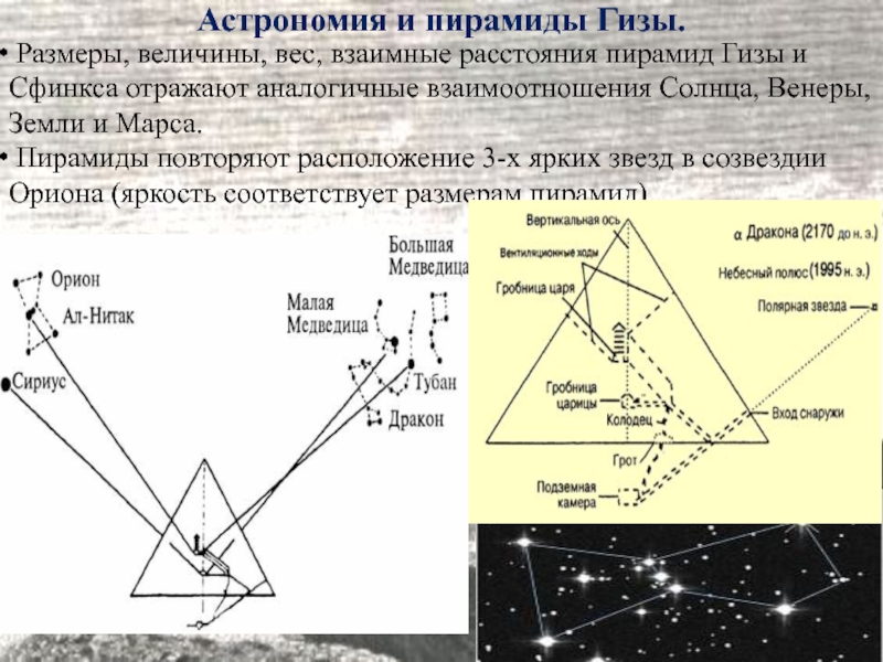 Расстояние до пирамид