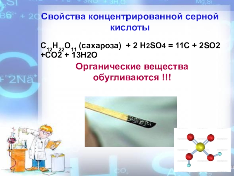 Реагирующие вещества h2s o2. Взаимодействие сахарозы с концентрированной серной кислотой. Реакции с концентрированной серной кислотой. Сахароза и концентрированная серная кислота. Сахароза концентрированная серная кислота реакция.