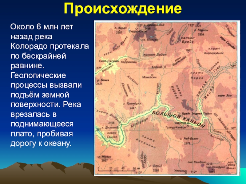 План описание реки колорадо по географии 7 класс