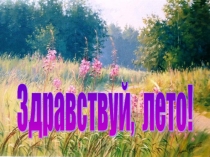 Презентация к уроку ИЗО Здравствуй, лето!