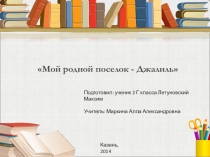 Проект Родной город (село)