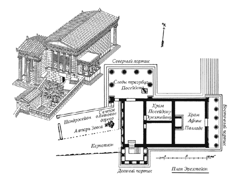 План храма ники аптерос на афинском акрополе