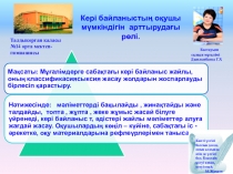 Презентация  Рефлексия на уроке