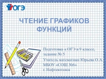 Презентация по математике на тему Чтение графиков функций