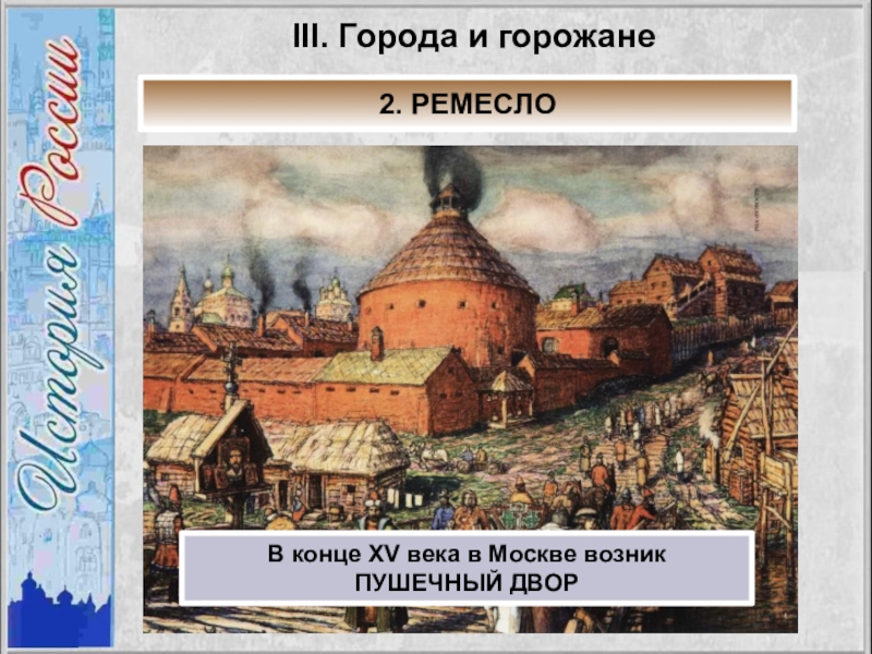 Проект город и горожане. Пушечный двор в Москве в 15 веке. Пушечный двор в Москве 16 век. Города и горожане в 16 веке. Города и горожане в начале XVI века.