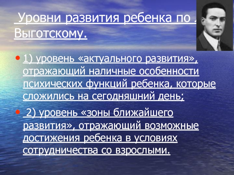 Актуальный уровень. Уровни развития ребенка по Выготскому. Уровни развития детей по л.с Выготскому. Выготский уровни развития. Уровни психического развития ребенка по Выготскому.