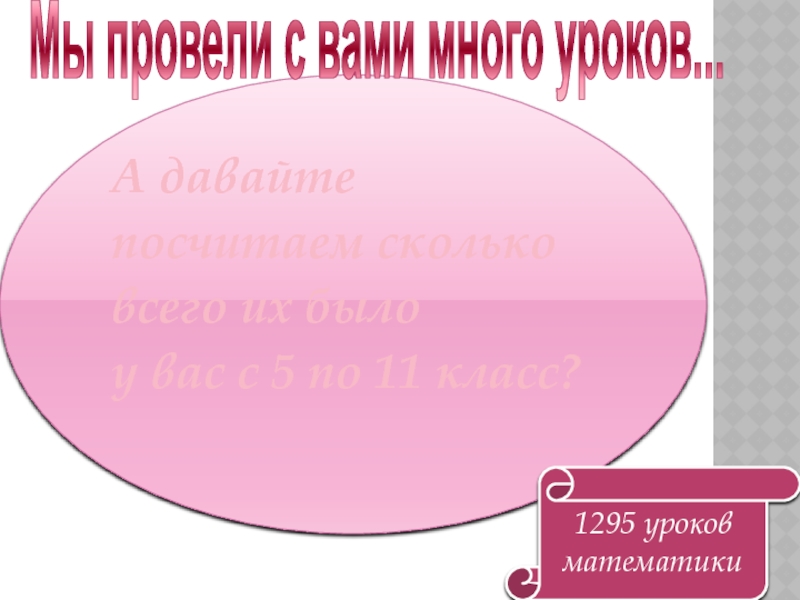 Презентация к последнему уроку в 11 классе