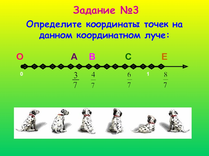 Дроби на координатном луче 5 класс