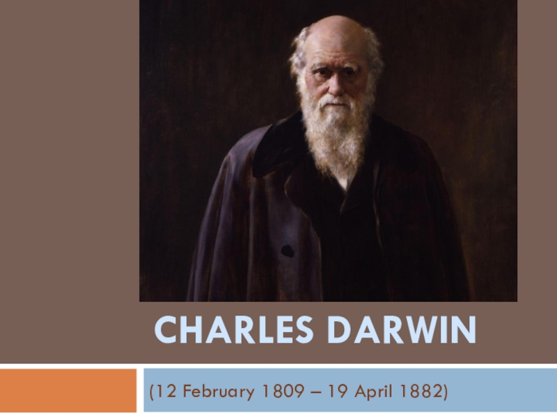 Презентация 10 класс, детский проект Charles Darwin