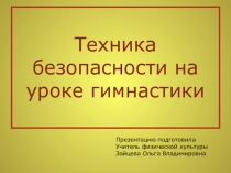 Презентация по теме Гимнастика