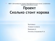 Презентация к защите проекта ученика 6 класса Ванюшина Антона