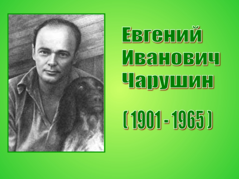 Евгений Иванович Чарушин( 1901 - 1965 )