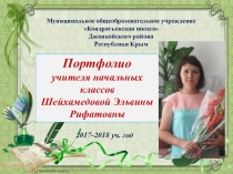 Презентация Портфолио учителя начальных классов