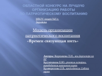 Деятельность музейного комплекса в рамках модели патриотического воспитания в лицее