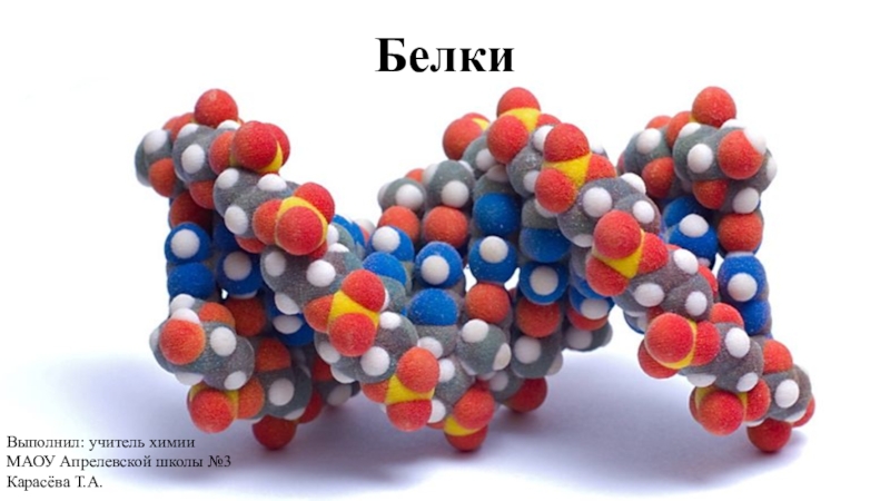 Презентация на тему белки по химии 10 класс