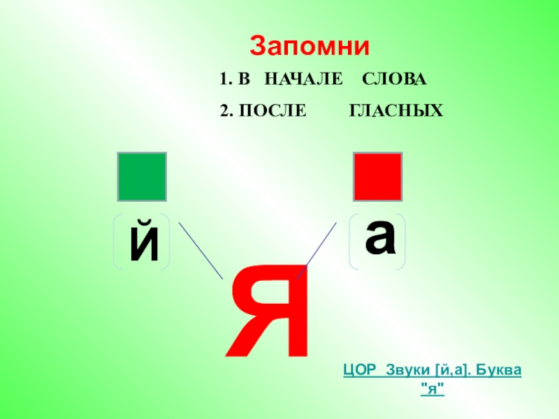 Презентация буква звук е 1 класс. Звук и буква я. Гласная буква я. Буква я обозначает звуки. Звук я в начале слова.