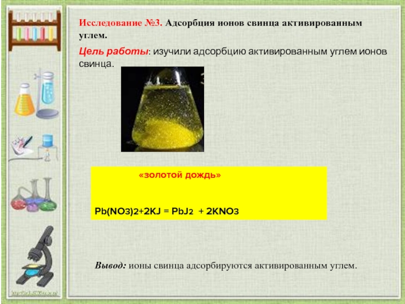 Активированный уголь презентация по химии