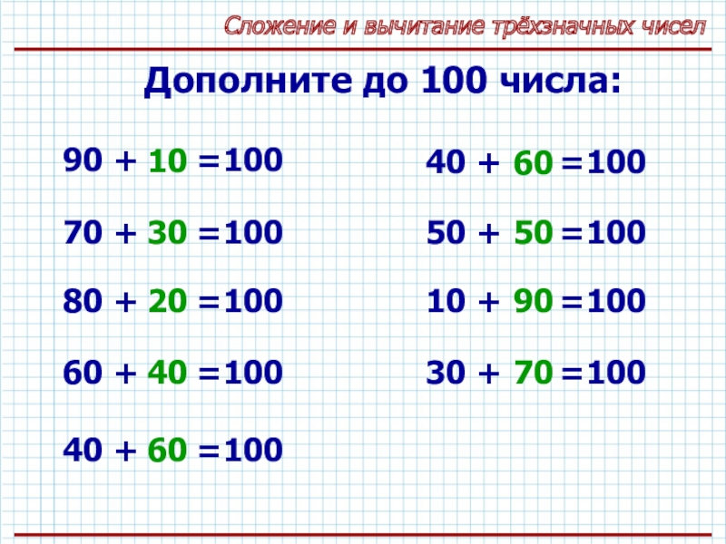 Три первых трехзначных числа. Сложение и вычитание. Слождение вы читание трехзначншых чисел. Сложение и вычитание трех згачных цифр. Сложение трехзначных чисел.