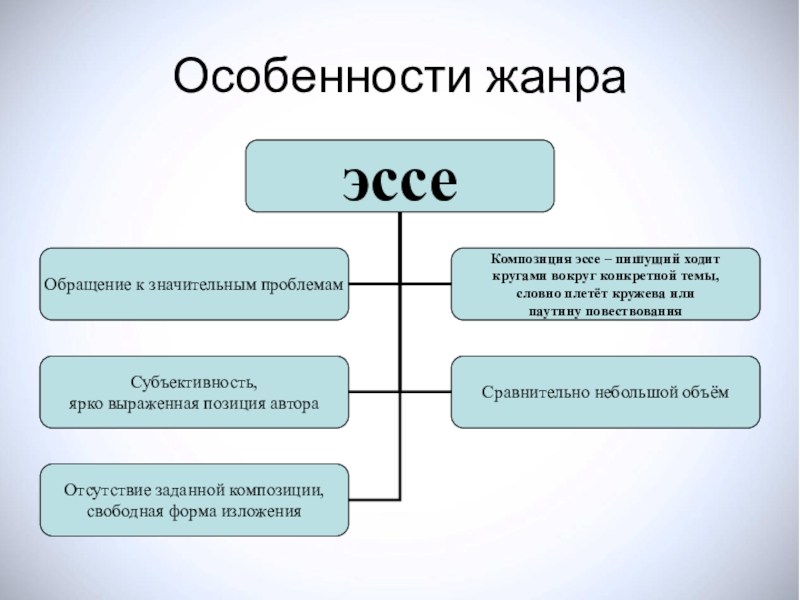 Жанровые особенности. Эссе особенности жанра. Специфика жанра эссе. Особенности жанра. Особенности эссе как жанра.