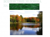 Презентация по биологии темуВлияние человека на природу 10класс