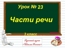 Презентация по русскому языку на тему Части речи