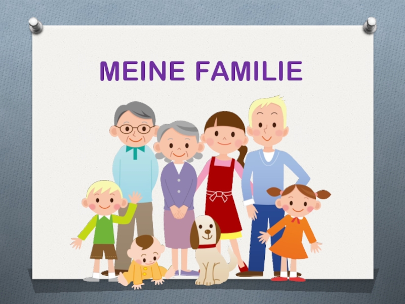 Meine familie презентация