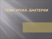 Название разработки:Презентация по биологии на темуБактерии (6 класс)