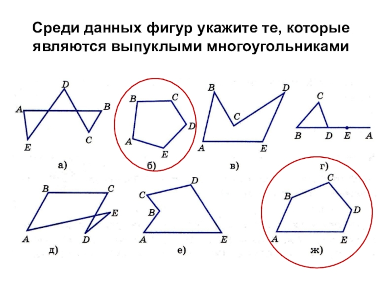 Презентация многоугольники 8 класс мерзляк. Выпуклый многоугольник. Невыпуклый многоугольник. Не выпуклый многоугольник. Выпуклые и невыпуклые многоугольники задания.