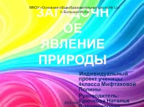 Презентация Радуга выступление на научно-практической конференции 2015 год
