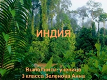 Презентация по окружающему миру на тему: Индия. Священные животные. Уникальные деревья.