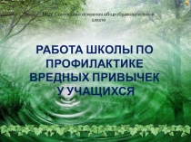 Презентация Профилактика вредных привычек