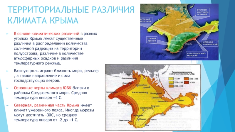 Курсовая работа: Климат Крыма