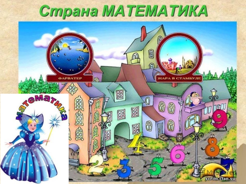 Картинка город математики