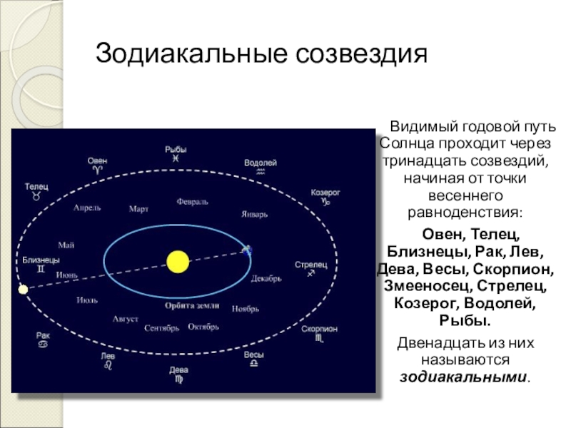 В каком созвездии бывает солнце