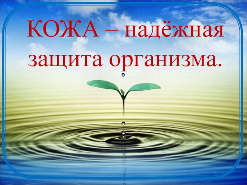 Надежная защита организма 3 класс презентация