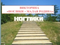 Презентация Викторина о Ногликах