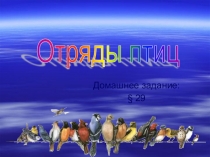 Презентация Хищные птицы по биологии для 7 класса